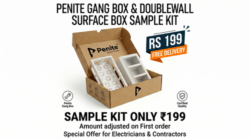 Penite gang box and doublewall surface box sample kit with price and delivery offer
